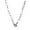 Silver, variant on Elegant Minimalist Clasp Collarbone Necklace Everyday Layering Pendant Chain Jewelry For Her Rose Necklace Ladies Necklace Necklace with Initials Necklaces Heart Rosary Necklace for Women Toggle
