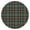 Abstrac, variant on Floral Elastic Edge Tablecloth Round Waterproof Fitted Table Cover, Geometric Paisley Pattern, Windproof & Durable for Outdoor Dining or Restaurants