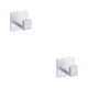 thumbnail image 4 of Kearding Albornoz cuadrado de aluminio, gancho para albornoz, armario montado en la pared, perchas para baño, sombrero, soporte para colgar, Type1 NO1, 4 of 6