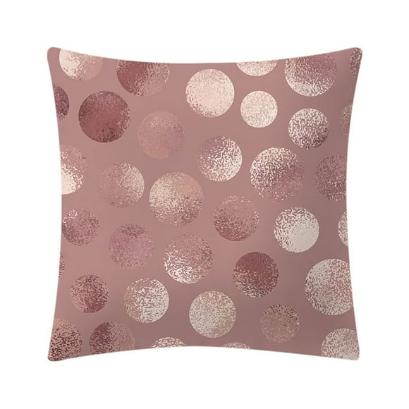 WIFKLSIIPG Rose Gold Pink Cushion Cover Square Pillowcase Home Decoratio
