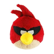 Angry Birds 5" Red Bird Plush Toy with Sound