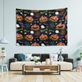 thumbnail image 7 of Halloween Pumpkin Tapestry 80x60 Inche Wall Hanging Tapestry Wall Art Hanging Tapestries Bedroom Living Dorm Room Wall Decor Fabric Home Decor Gifts, 7 of 7