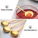 thumbnail image 3 of 6 piezas Cuchara de café Cucharadita de acero inoxidable Cuchara de postres Gadget de cocina, 3 of 6