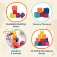 thumbnail image 3 of Juguetes para apilar y construir B. toys Baby Blocks a partir de 6 meses, 3 of 9