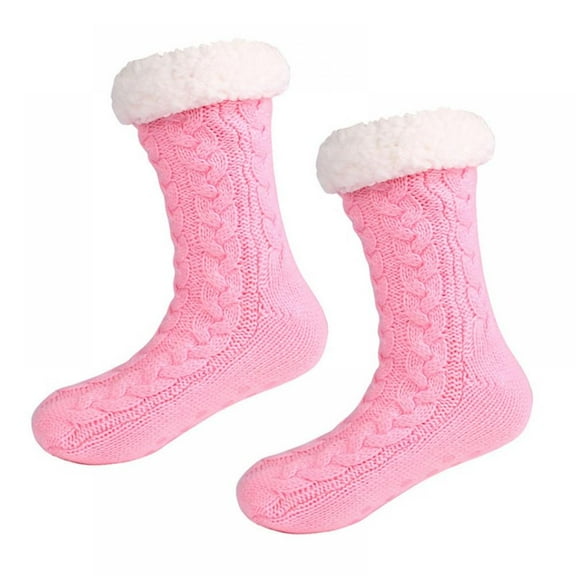 GOODLY Winter Slipper Soft Warm Cozy Fuzzy Lining Home Slipper Socks Thickened Floor Socks