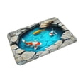 thumbnail image 4 of Alfombra de ilusión óptica 3D para puerta delantera, antideslizante, con efecto de agua realista para decoración de patio y porche., 4 of 8