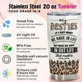 thumbnail image 6 of Gifts For Your Bestie Forever - Leopard Print For Bestie Couple Friend with Meaningful Quote - Christmas Birthday Gifts Idea For Best Friend Women - 20 Oz Stainless Steel Insulated with Lid, 6 of 6