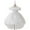 White, variant on Girls Elegant Flower Girl Dress Puffy Tulle Princess Gown with 3D Floral Appliques Halloween Christmas Costumes