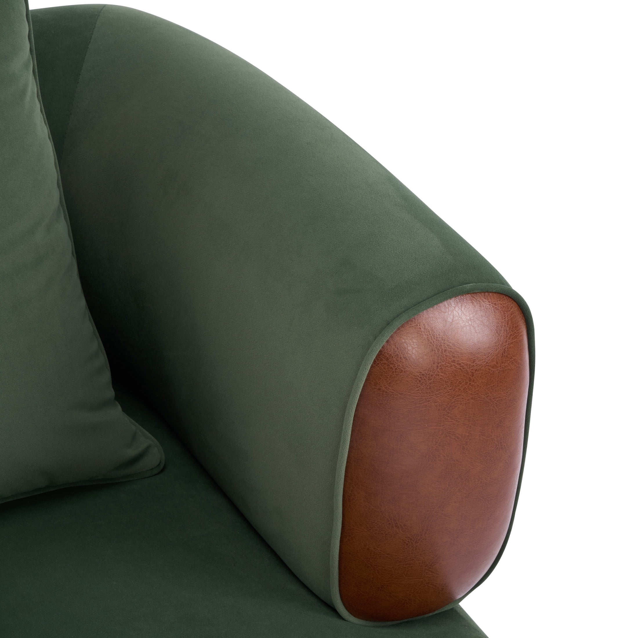 Christopher Knight Home Indoor Armchair with Wrap-Around Back and Accent Pillow, Sage