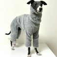 thumbnail image 5 of HQREA Fleece Dog Jumpsuit, Soft Warm Dog Coat Winter Clothes for Italian Greyhound, 5 of 6