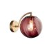 thumbnail image 1 of Nueva lámpara de pared moderna nórdica Ø15CM bola de cristal roja aplique de pared accesorio de luz aplique de soporte de metal (rojo) brillar Electrónica, 1 of 5