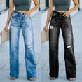 thumbnail image 4 of LYMAYTER Women Flare Jeans Skinny Microflared Denim Pants for S-2XL Fashion High Waisted Female Flare Jeans with Pockets, 4 of 8