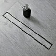 thumbnail image 1 of Linear Shower Drain with Tile Insert Grate Professional Brushed Stainless Steel Rectangle Shower Floor Drain Linear Drain with Leveling Feet Hair Strainer, 1 of 9