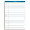 TOPS Docket Writing Pads, College Rule, 100 Sheets, 8-1/2 x 11-3/4, White