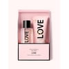 Victoria's Secret Love Travel Size Fragrance Mist and Lotion Gift Set of 2