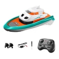 thumbnail image 2 of Esquirla 1/32 Mini Bateau RC Corps Entier Imperméable Double Moteur pour Enfants Piscines Orange, 2 of 8