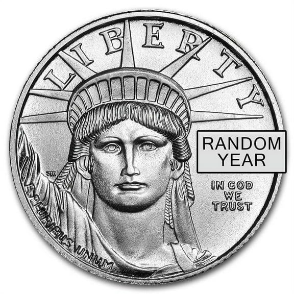 1/10 oz American Platinum Eagle Coin BU (Random Year)
