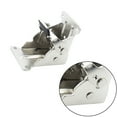 thumbnail image 3 of 2pcs Collapsible Support Frame Self-Locking Folding Table Chair Leg Brackets Hinges for Home Furniture Leg Folding Hinge Bracket Tool 90 Degree (Silver), 3 of 9