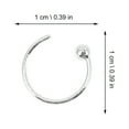 thumbnail image 3 of DESIGNICE 2026 New 5 Pairs Sterling Silver Earrings Hoop Dangle Studs Chic Aretes Para Mujer Women Miss,For Casual Wear,Parties,Evening Events,Daily Fashion Styling., 3 of 5