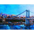 thumbnail image 2 of Ghanooni, Sarah  24x19 White Modern Wood Framed Museum Art Print Titled - New York Nights, 2 of 4