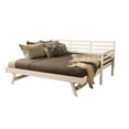 thumbnail image 3 of Kodiak Furniture Boho Wood Daybed/Pop Up Bed in White w/ Brown Mattresses, 3 of 10