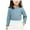 style-01 Light Blue, variant on Gubotare T Shirts for Girls Toddler Baby Girl Basic Solid Turtleneck T-Shirt Blouse Top Kid Puff Long Sleeve Pullover Girl Cotton Clothes Size 4T 6T (Light Blue,4-6 Years)
