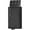 Black, variant on Men's wallet metal card bag genuine leather RFID anti-theft brushing aluminum alloy card bag