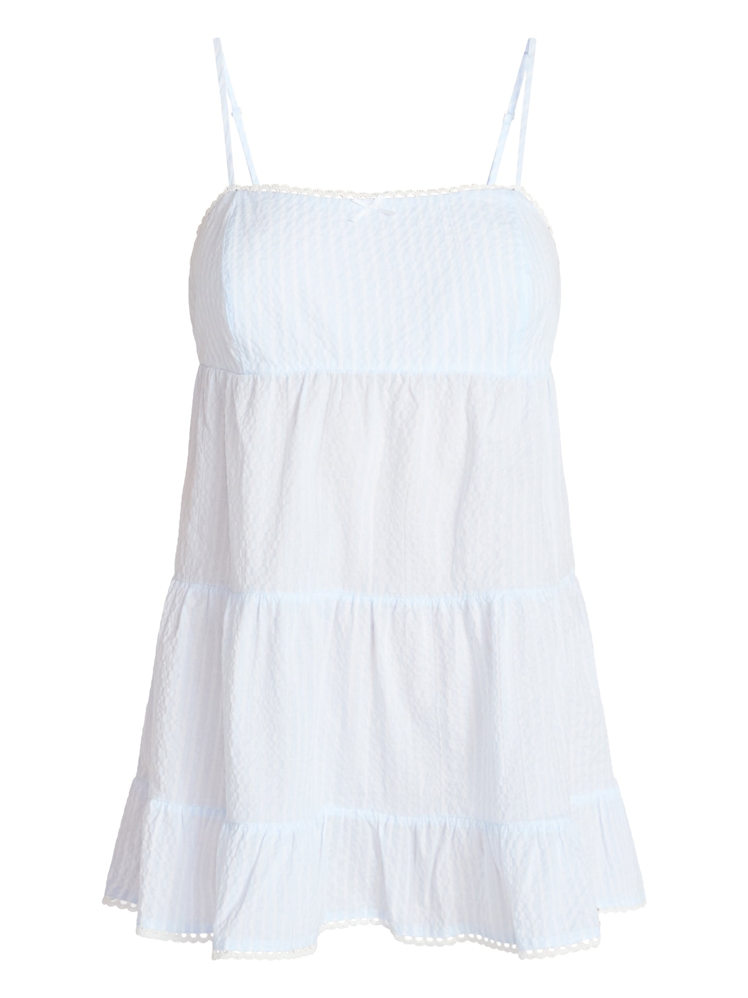No Boundaries Woven Babydoll Sleep Dress, Women's XS-XXL
