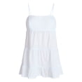 thumbnail image 5 of No Boundaries Woven Babydoll Sleep Dress, Women's XS-XXL, 5 of 5