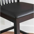 thumbnail image 5 of Home Square 2-Piece Furniture 24" Wood Counter Stool Set in Black, 5 of 10