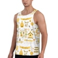 thumbnail image 2 of Haiem Farm Bee Cute Honey Men Workout Tank Top Gym Bodybuilding Sleeveless Muscle T Shirts Athletic Tank Breathable Workout Shirt-4X-Large, 2 of 8