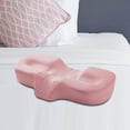 thumbnail image 3 of almohada de cuello Cojín Cervical Health Funda Lavable Para Protege El Cuello De La Fatiga Rosa Fanmusic almohada de cuello, 3 of 7