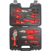 VAMPLIERS Premium 10-Piece Stripped Screw Extractor Set with Toolbox Storage