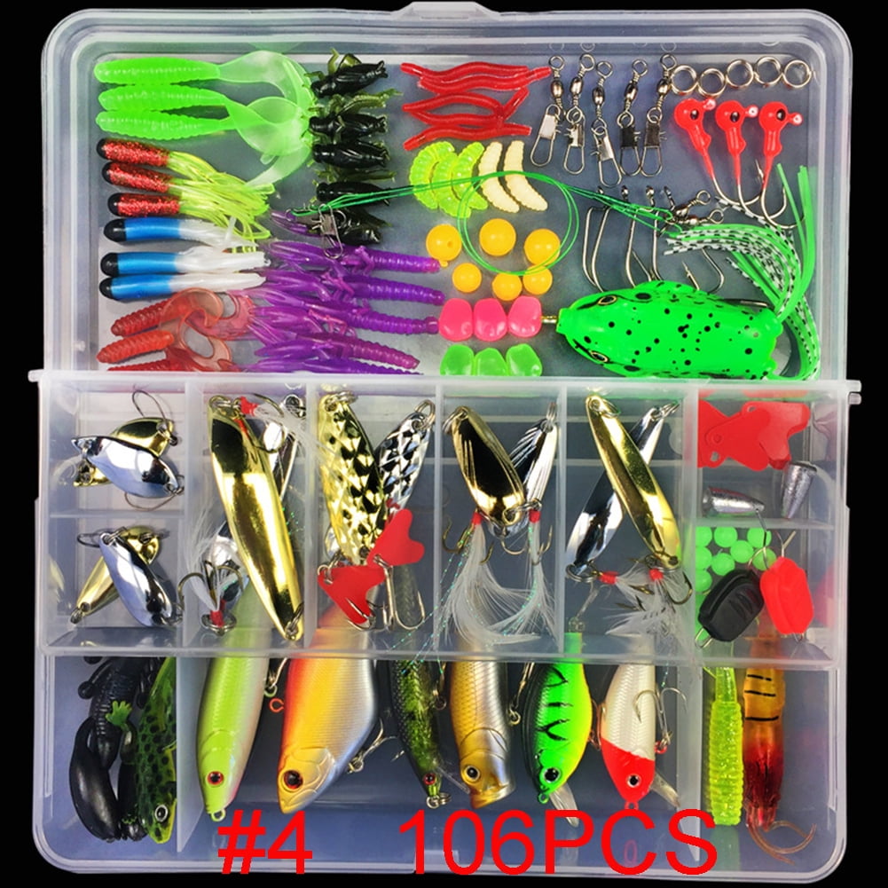 South Bend vis sans fin Tackle Box-88 Piece (Pink