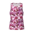 thumbnail image 5 of Sigee Orchids Flowers for Men's Workout Tank Top, Athletic Gym Sleeveless Shirt - Quick Dry, Lightweight, Breathable X-Large, 5 of 9