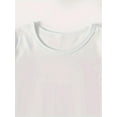 thumbnail image 3 of T-Shirt Graphique Trèfle Chanceux pour la Saint-Patrick pour Femmes - Mélange Décontracté et Confortable de Polyester, Manches Courtes, Col Rond avec Trèfle à Quatre Feuilles Festif et Signe de Paix, 3 of 6