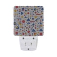 thumbnail image 5 of Yayeee LED Plug in Night Light for The Home with Auto Dusk to Dawn Light Sensors, 2 Pack, Simple Shapes, 5 of 6