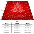 thumbnail image 5 of Christmas Throw Blanket Christmas tree Snowflakes Reindeer Blanket Red Christmas Decorative Throw Blanket for Couch Sofa Bed Soft Lightweight Fuzzy Plush Fleece Blankets and Throws 50x60, 5 of 5