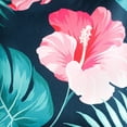 thumbnail image 4 of Fab Habitat Indoor/Outdoor Throw Pillow Made from Recycled Polyester Yarn - Double Sided, Stain Resistant, Machine Washable - Patio, Deck, Porch, Living Room - Tropical Hibiscus Multi (20" x 20"), 4 of 8