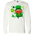 thumbnail image 3 of Inktastic Cute Leprechaun for St. Patrick's Day Long Sleeve T-Shirt, 3 of 5