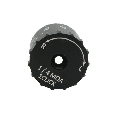 Sightron Tactical Turrets 1/4 MOA Click Value, 5L-5R MOA White Engraving,