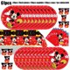 thumbnail image 4 of Decoración para fiesta de cumpleaños de Mickey Mouse de Disney, lindo Mickey, vaso de papel, servilleta, plato, pancarta, globos, suministros para baby shower para niños, 4 of 5