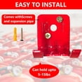 thumbnail image 3 of 4 Universal Fire Extinguisher Bracket and Signs, Fire Extinguisher Mounts, Wall Mount Fork Style Fire Extinguishers Hanger for All Dry Chemical and Water Extinguishers with Valve Body Slots, 3 of 7