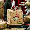 thumbnail image 2 of HOMERAL Christmas Wrapping Paper Roll - Gift Wrap with Santa Claus and Gift Boxes - Perfect for Christmas - 17 Inch X 33 Feet, 2 of 6