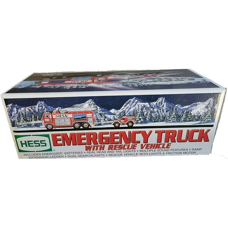 Hess 2005 emergency truck with sales rescue vehicle
