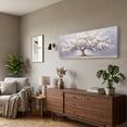 thumbnail image 2 of Large White Trees of Life Canvas Wall Art, Creative Trees Decor Painting Canvas Print for Living Room, Bedroom, Office Decorations, Gifts for Men, 2 of 7