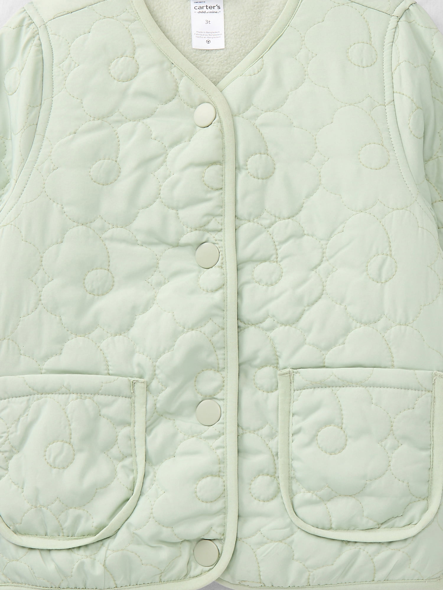 Carter's Child of Mine Toddler Girl Quilted Jacket, Sizes 12M-5T