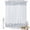 White Light Blue, variant on Shower Curtain Spring Floral Line Art Shower Curtains for Bathroom Decor, Waterproof Polyester Shower Curtain Set with Hooks, Extra Long 72" x 96" White Modern