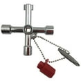 thumbnail image 1 of 4 en 1 Valve Triangle Universelle Croix Clé Huile Corporelle Femme avec Tournevis, 1 of 3