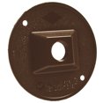 thumbnail image 2 of Bell Weatherproof 5193-7 Weatherproof Round Lampholder Cover Bronze 4 In., 2 of 3